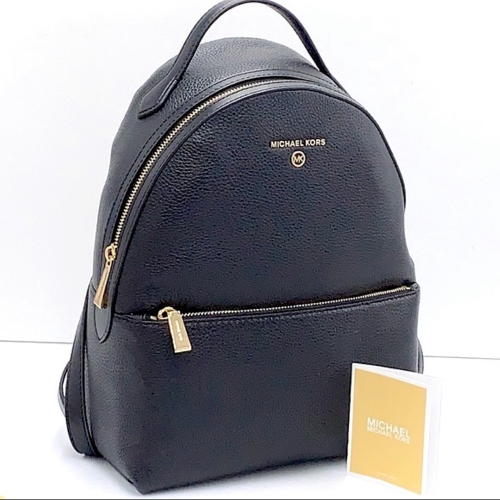 Michael Kors Womens Valerie Medium Logo Backpack 30F2G9VB2B
Black
NWT - Picture 3 of 16